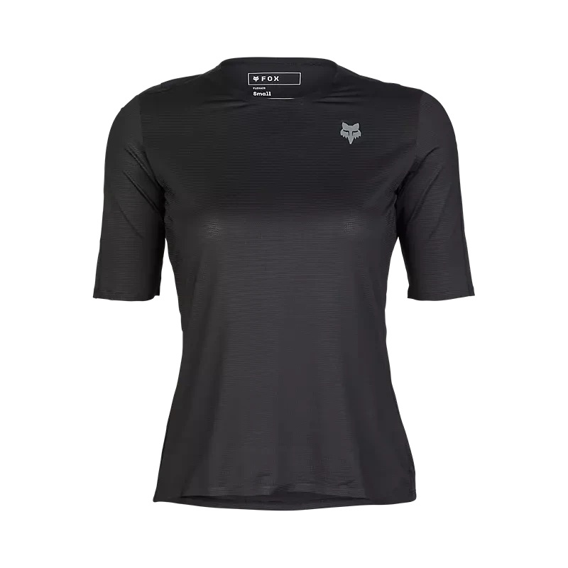 Fox Womens Flexair Ascent SS Jersey Black XS