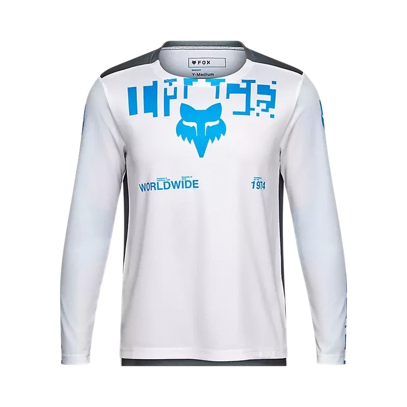 Fox Youth Ranger LS Jersey Digi Image Black YS