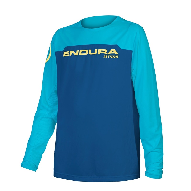 Endura Kids MT500 Burner L/S Jersey Blueberry 11-12yrs