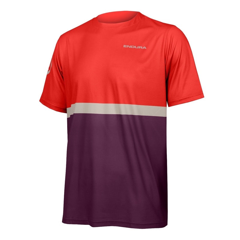 Endura SingleTrack Core Tee II Aubergine S