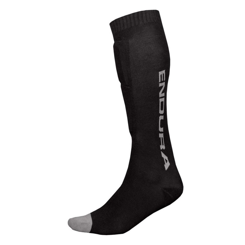 Endura SingleTrack Shin Guard Sock Forest Green S-M