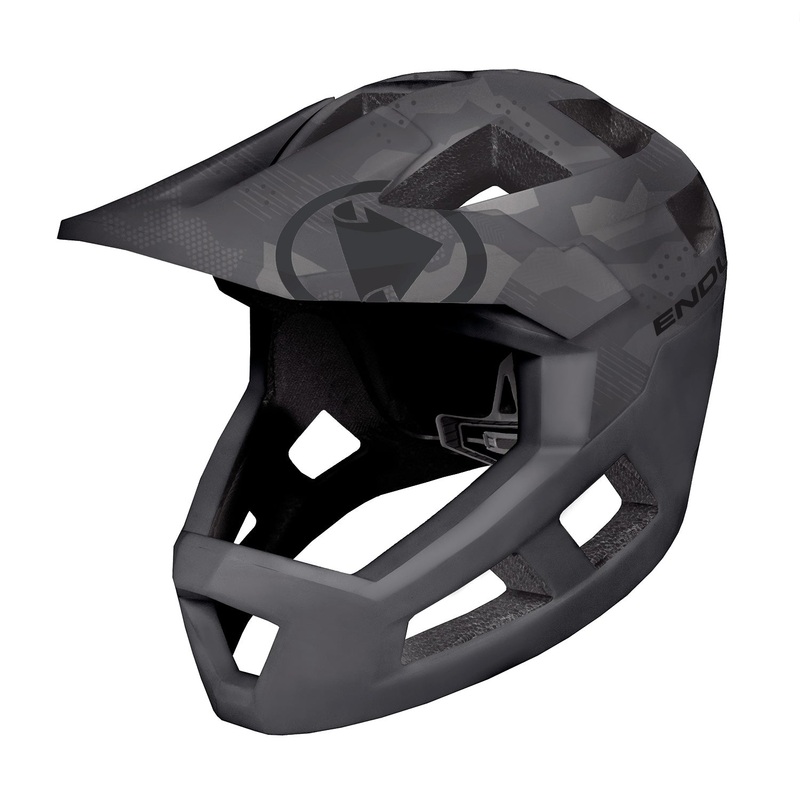 Endura SingleTrack Youth Full Face Helmet GreyCamo One size