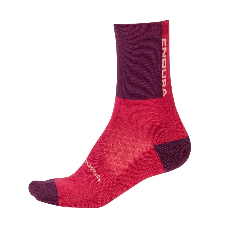 Endura Women's BaaBaa Merino Winter Sock Aubergine One size