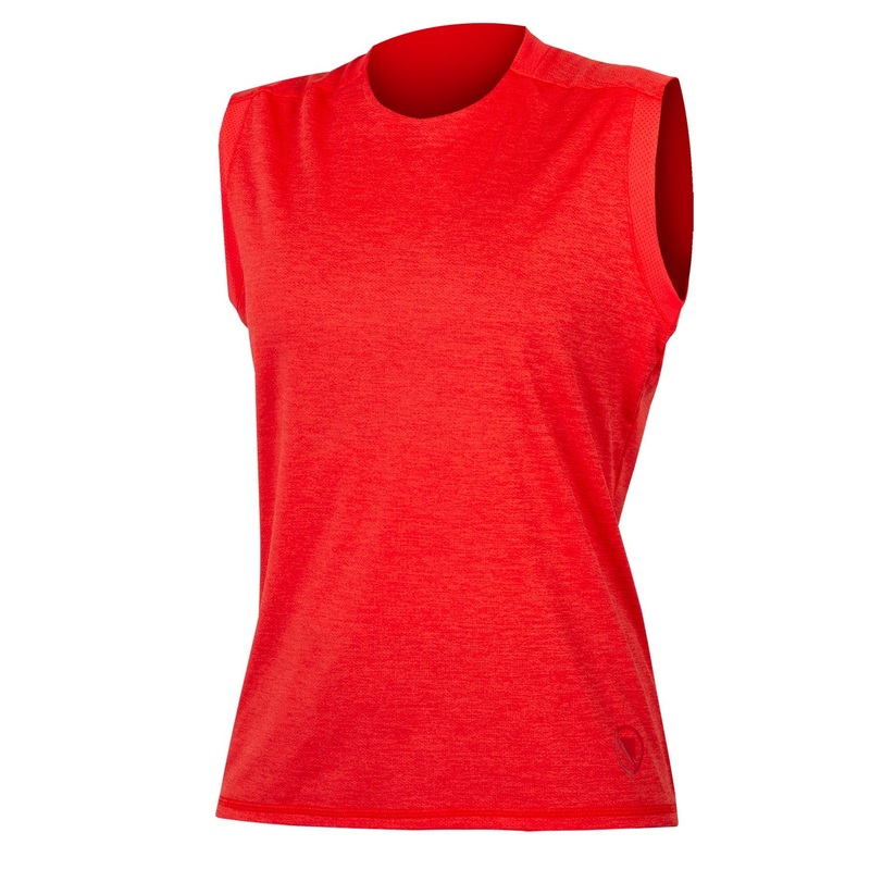 Endura Women's SingleTrack Tank Top Pomegranate XS
