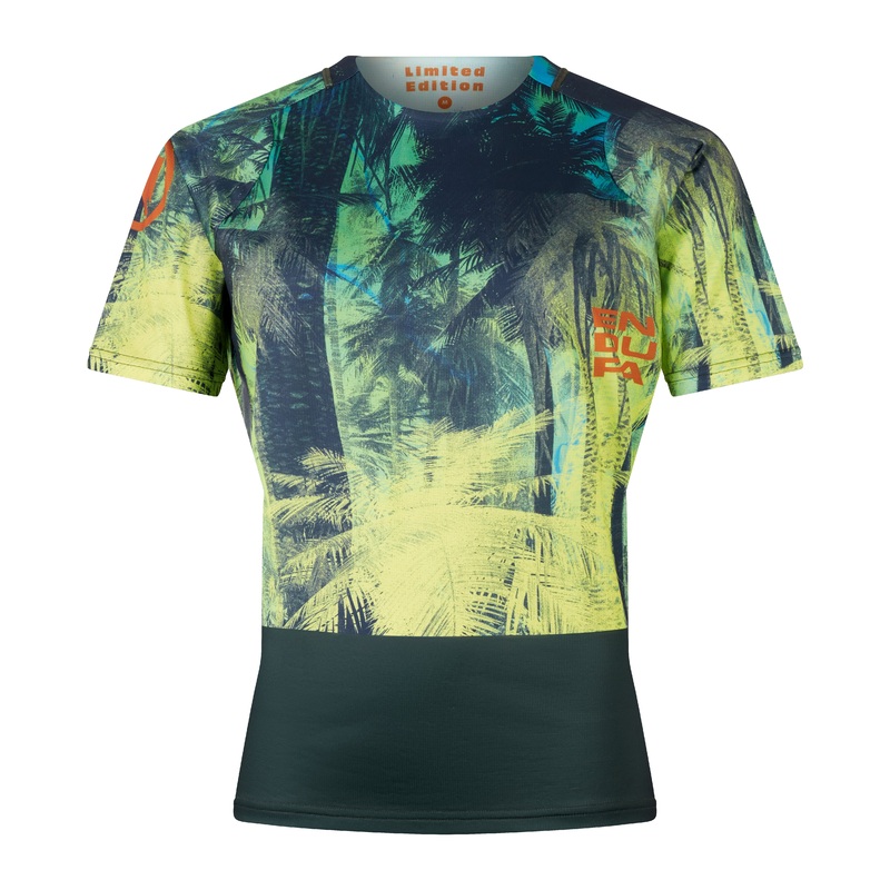 Endura Women's Tropical Tee Ltd Ghillie Green L