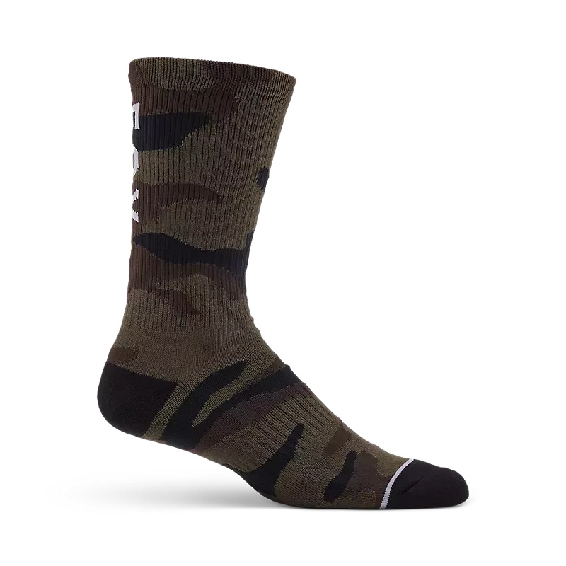Fox Camo Crew Sock Green Camo XS/S
