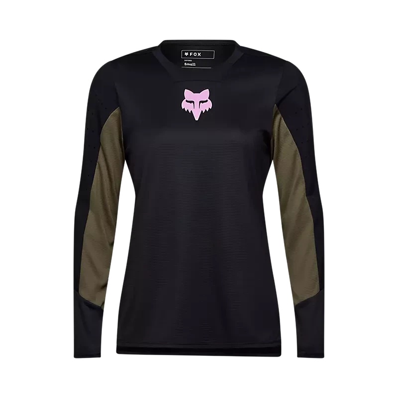 Fox Womens Defend LS Jersey Park Black XS