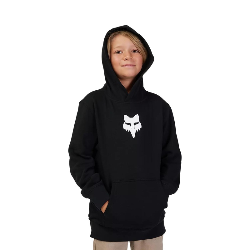 Fox Youth Legacy Fleece Pullover Black YXS