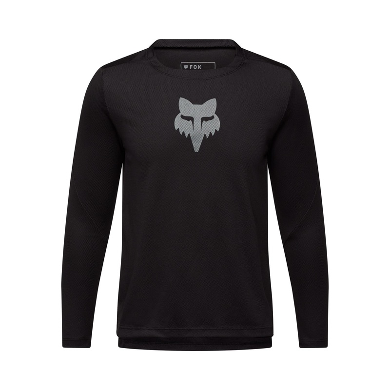 Fox Youth Ranger LS Jersey Fox Head Black YS