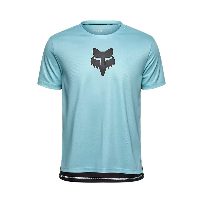 Fox Youth Ranger SS Jersey Fox Head Black YS