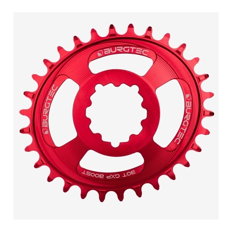 Burgtec Oval Thick Thin Chainring Burgtec Black 30T 96/64mm