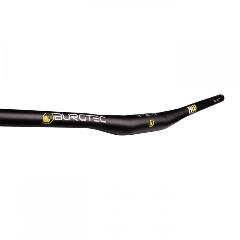 Burgtec RideWide DH Alloy Bar 35mm Black 22.5mm Rise