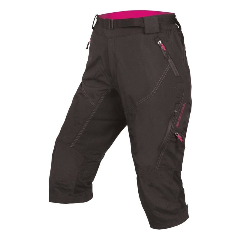 Endura Women's Hummvee 3/4 II with liner Black XS