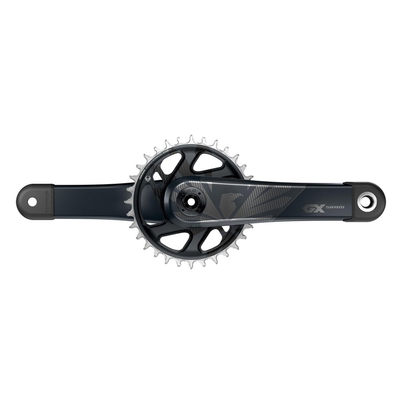 SRAM GX Eagle Carbon DUB 12-Speed Crankset Lunar Grey 175mm Boost 148