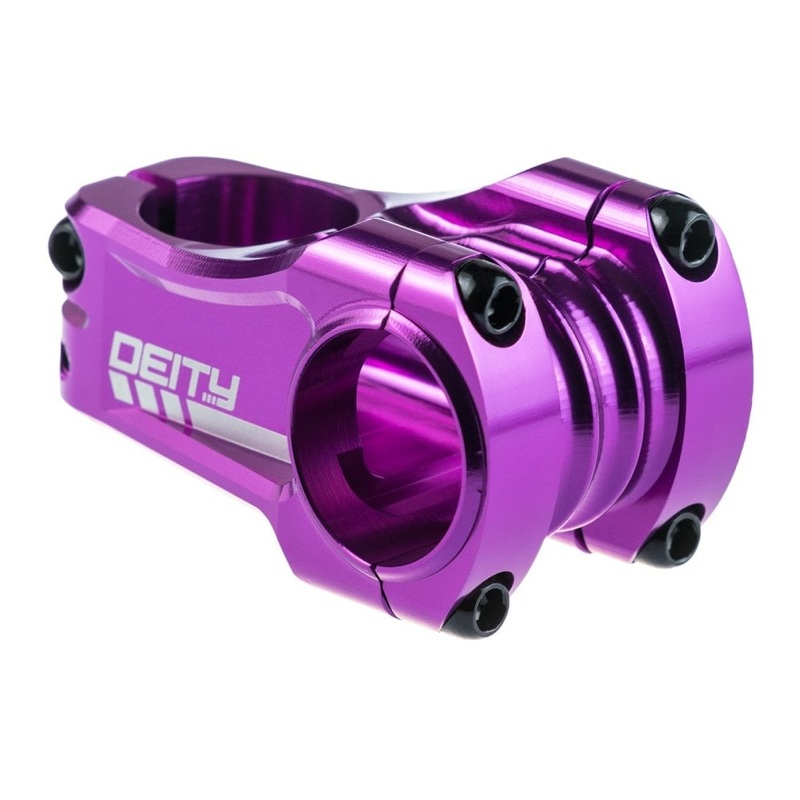 Deity Copperhead 31.8 Stem Purple 35mm