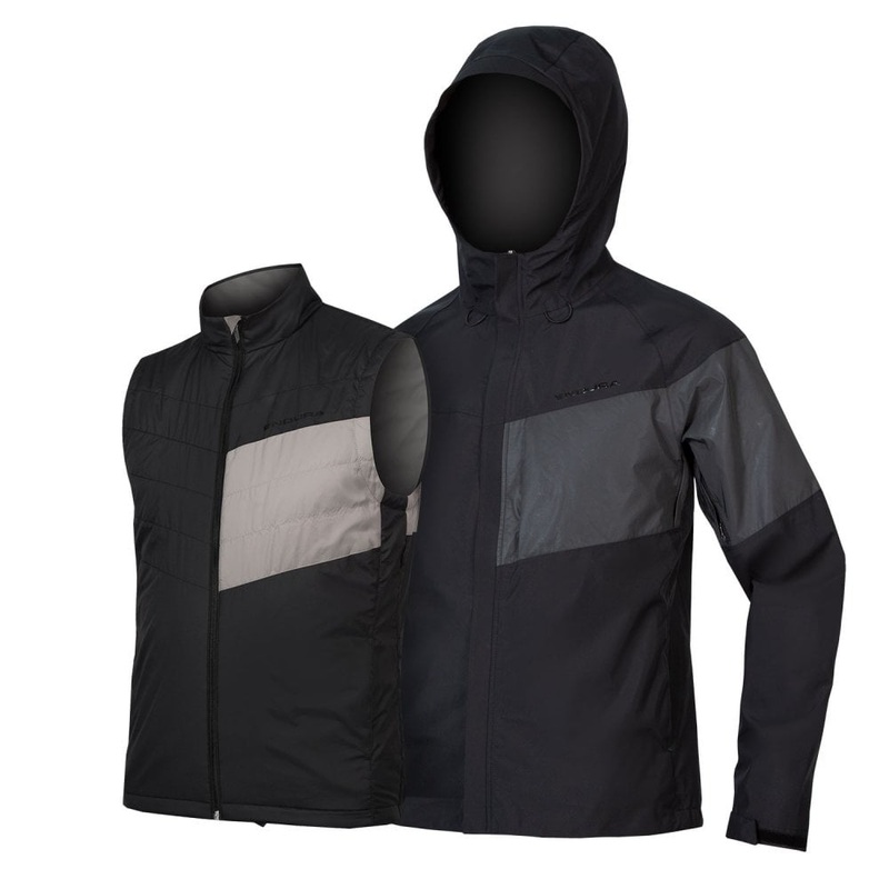 Endura Urban Luminite 3 in 1 Jacket II Black S
