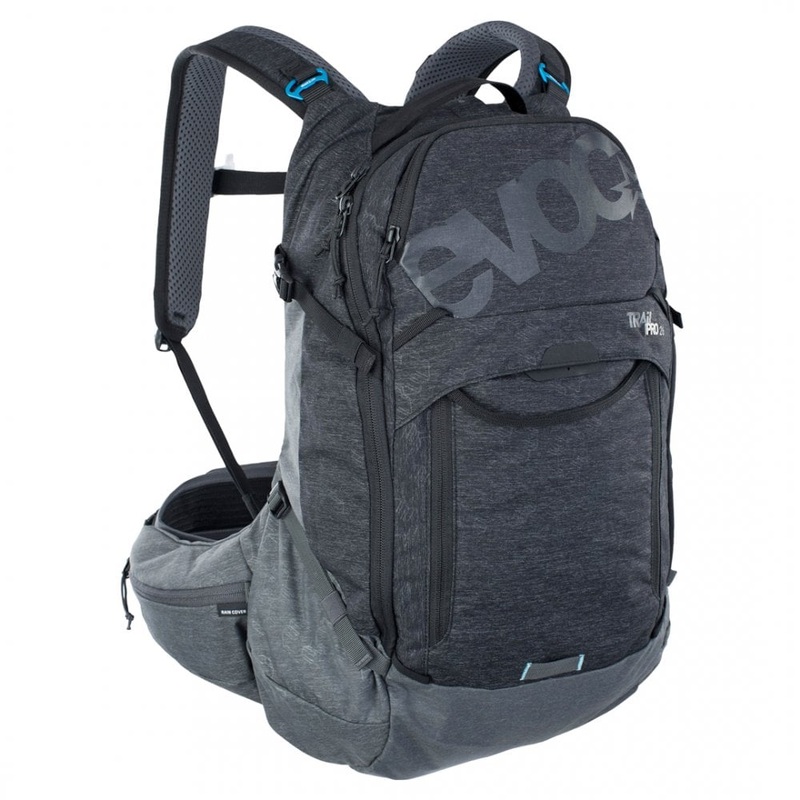 EVOC Trail Pro Protector Back Pack 26L Stone/Carbon Grey S/M