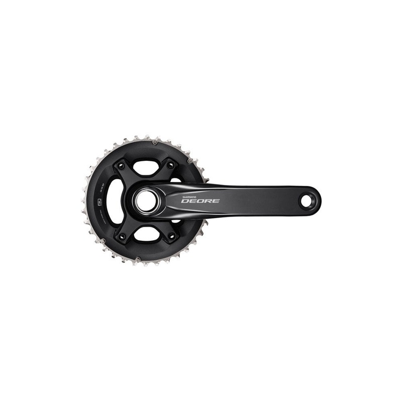 Shimano Deore FC-M6000 10 Speed Double Chainset Black 175mm - 34/24T 48.8mm Chainline