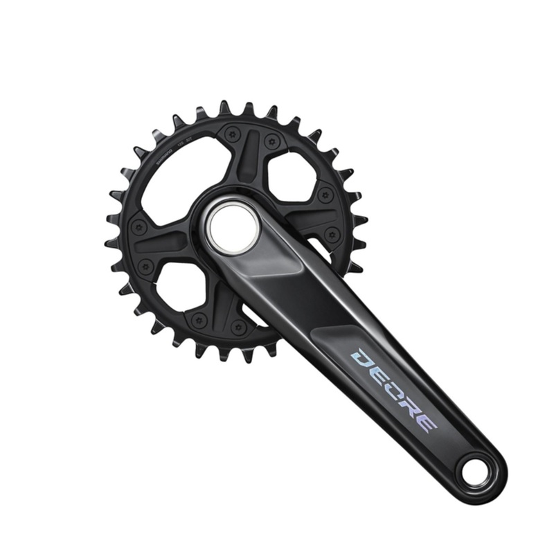 Shimano Deore FC-M6100 12 Speed MTB Chainset Black 170mm - 30T 52mm Chainline