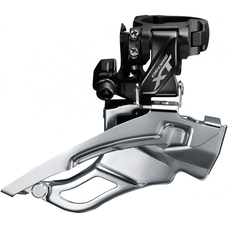 Shimano Deore XT FD-T8000-H XT Triple Front Derailleur Black Conventional Swing, 63-66 Deg Triple
