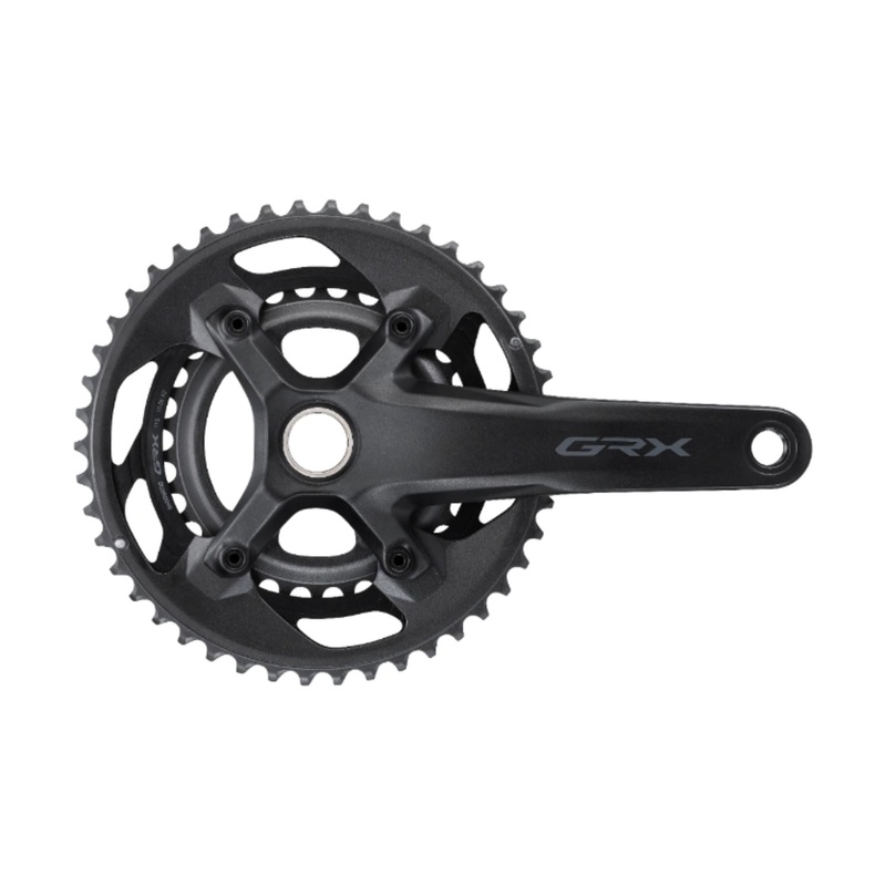 Shimano GRX FC-RX600 11 Speed Double Chainset Black 175mm - 46/30T
