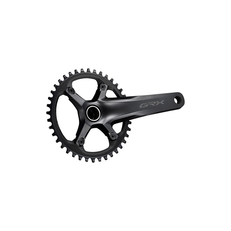 Shimano GRX FC-RX600 11 Speed Single Chainset Black 172.5mm - 40T