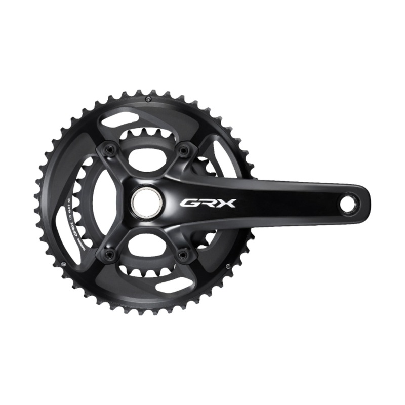 Shimano GRX FC-RX810 11 Speed Double Chainset Black 175mm - 48/31T