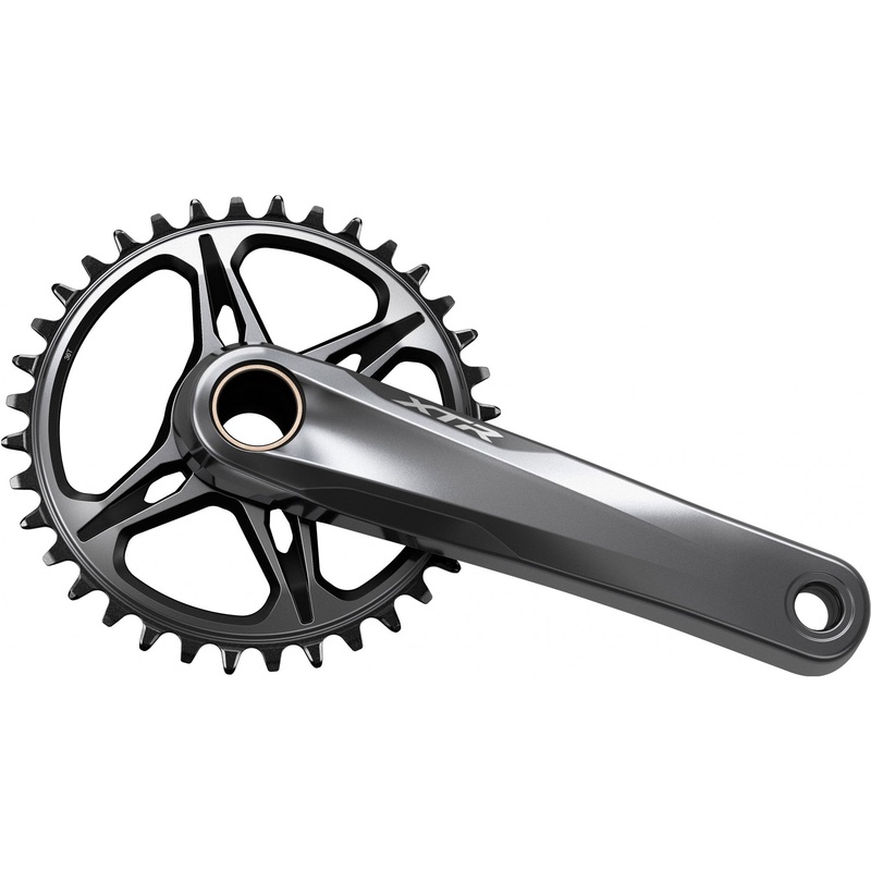 Shimano XTR M9120 12-Speed Single Crankset Without Ring Grey / Black 170mm 52mm Chainline
