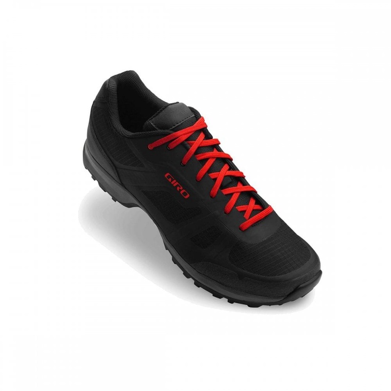 Giro Gauge MTB Cycling Shoes Black/Bright Red 40