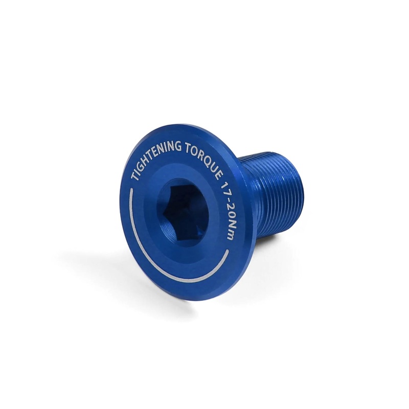 Hope Evo Crankset - Non- Drive Side End Cap Purple