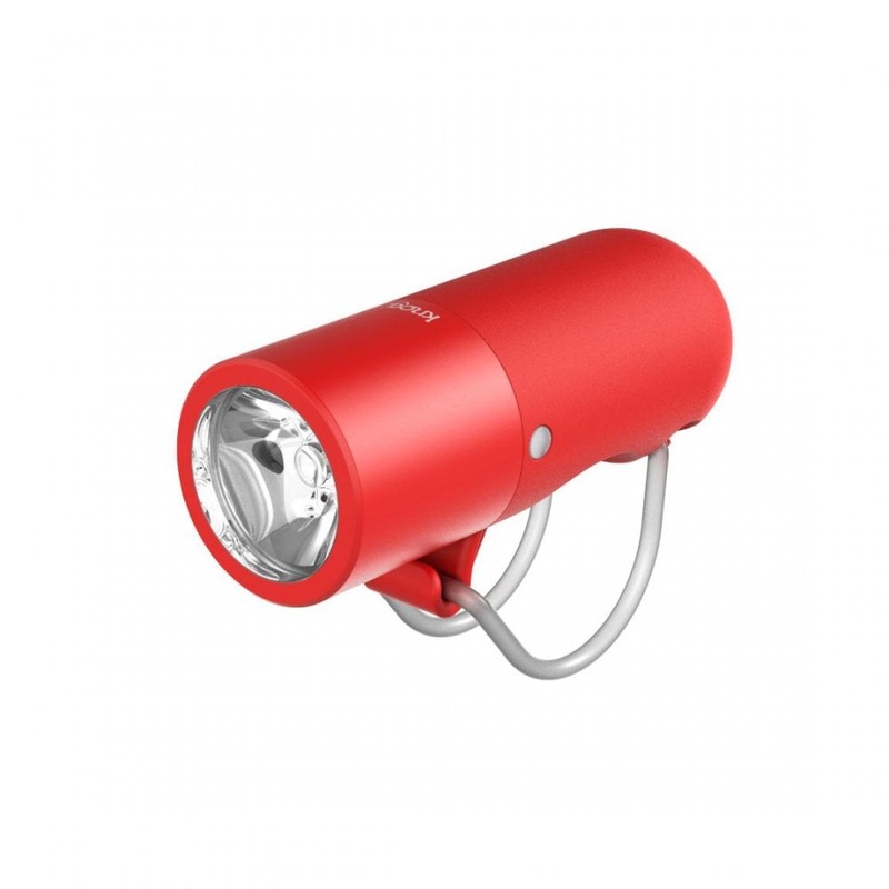 Knog Plugger Front Light Post Box Red