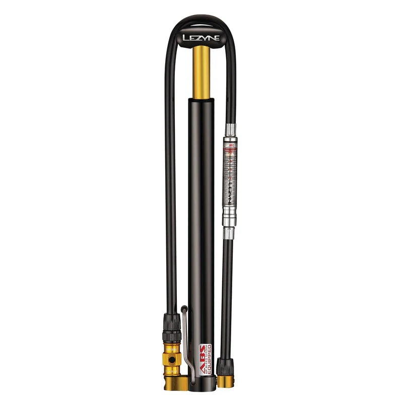 Lezyne Micro Floor Drive HP/HV Black Black High Volume