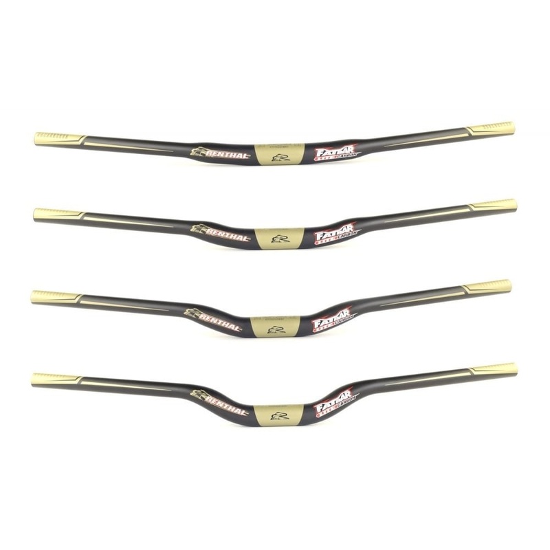 Renthal Fatbar Lite Carbon 35mm Handlebar Black/Gold 10mm
