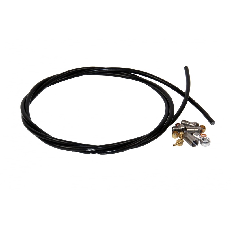 Hope 5mm Black Hose Inc. 90 & Straight Connectors Black Standard