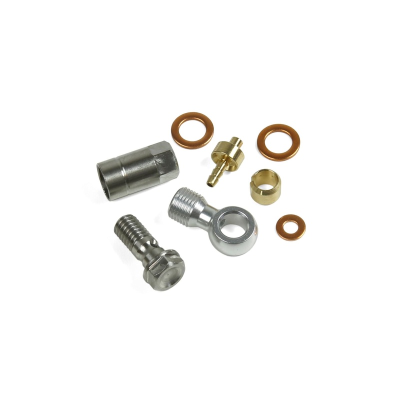 Hope 90 Hose Connector Complete Kit - (For 5mm Black and Braided Hoses)