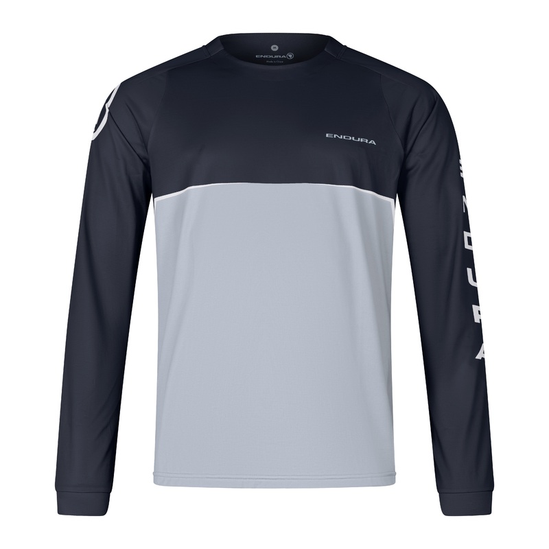 Endura Core Printed L/S Tee Black XL