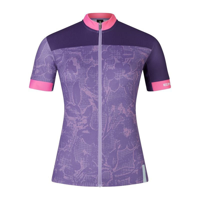 Endura Floral Block Women's FS260 Print S/S Jersey Bramble XXL