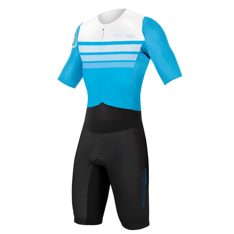 Endura QDC D S/S Tri Suit II with SST Bright Blue M