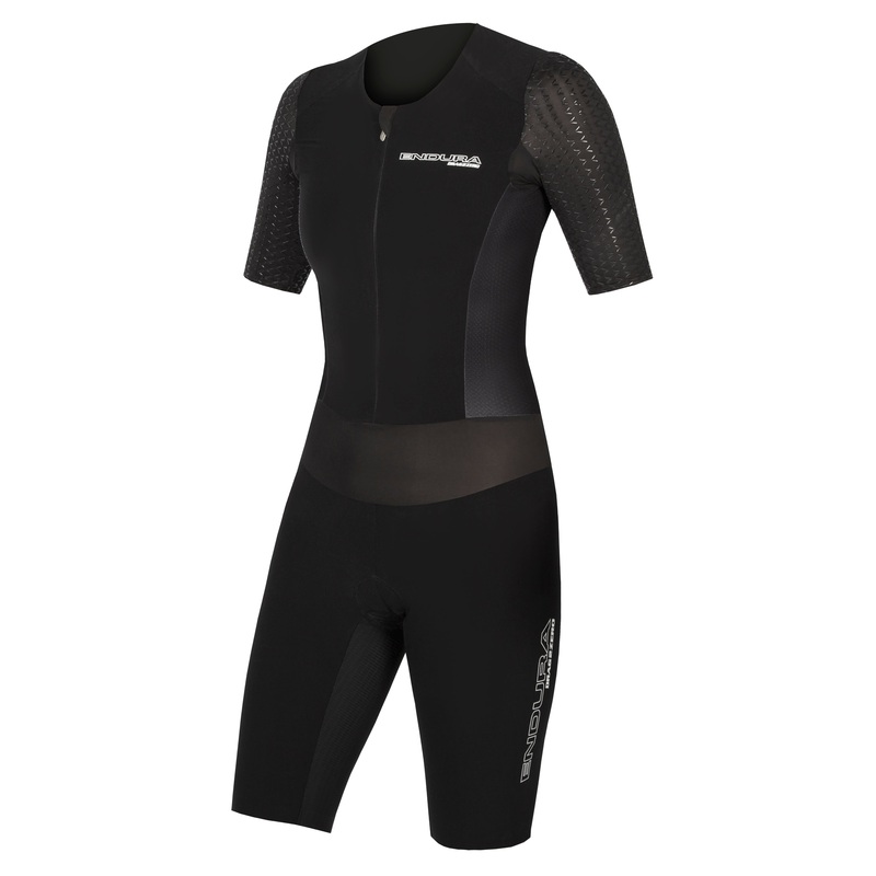 Endura Women's QDC S/S TRI SUIT SST Black L