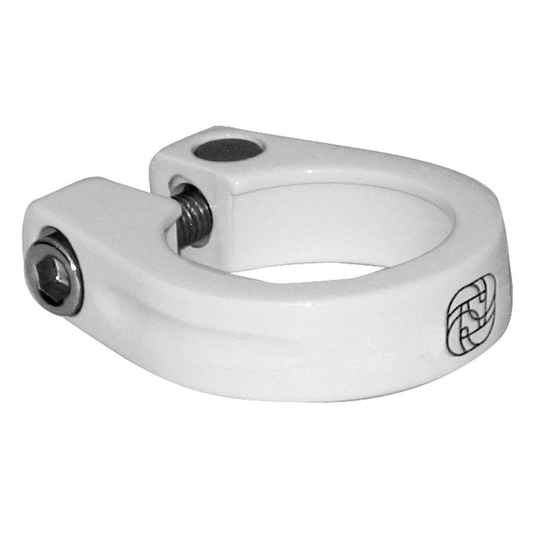 Gusset Clench Seatclamp White 28.6mm