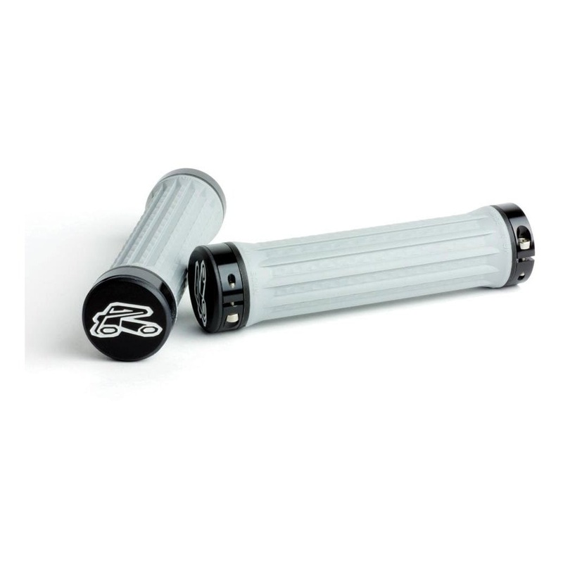 Renthal Traction Lock-On Grips Light Grey Soft Compound