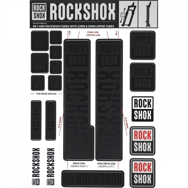 RockShox Decal Kit 30/32mm - SID/Reba/Revelation/Sektor/Recon Default Title