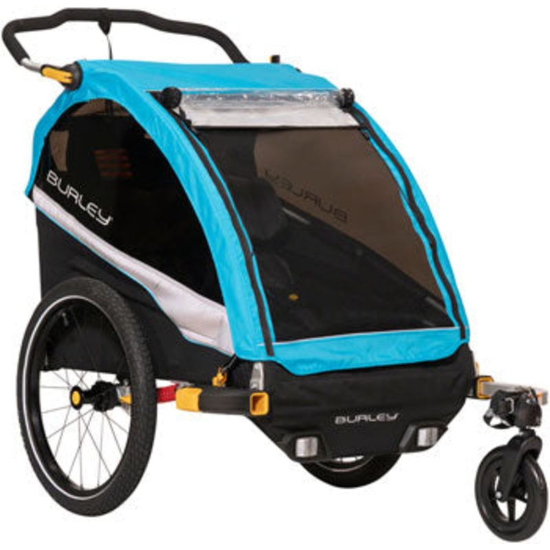 Burly  D'Lite X Child Trailer - Double, Aqua