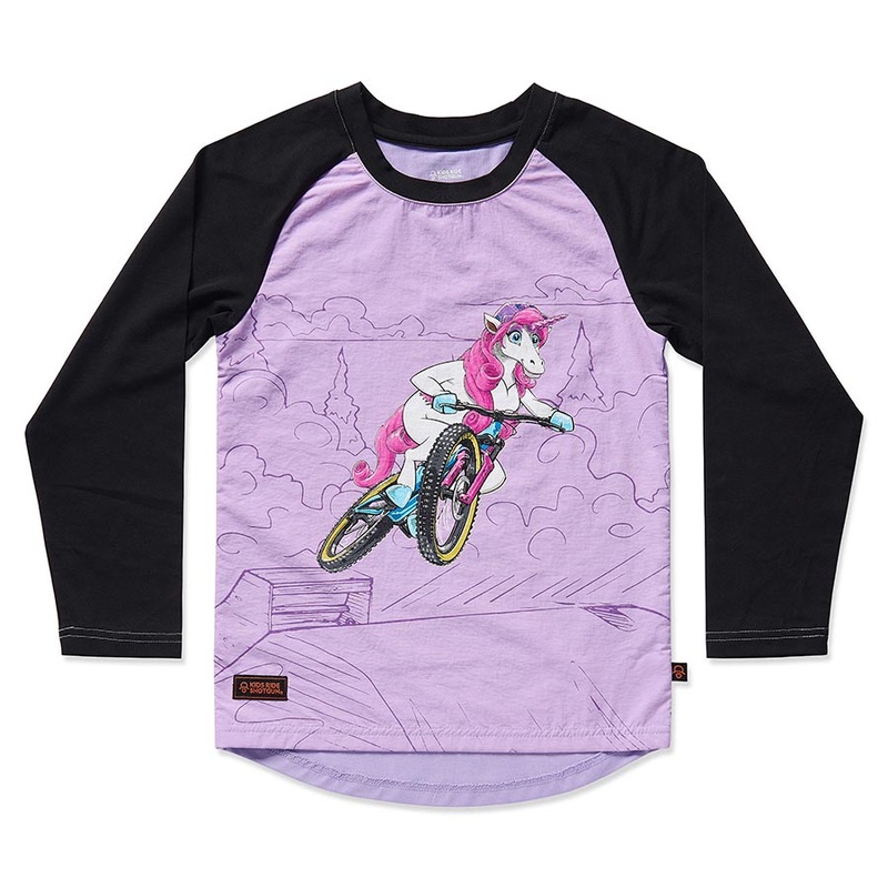 Kids Ride shotgun Windproof MTB Jersey Small Lion Yellow