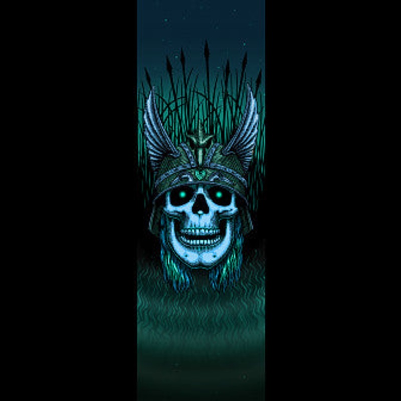 Powel Peralta Anderson Skull Green Grip Sheet 10.5