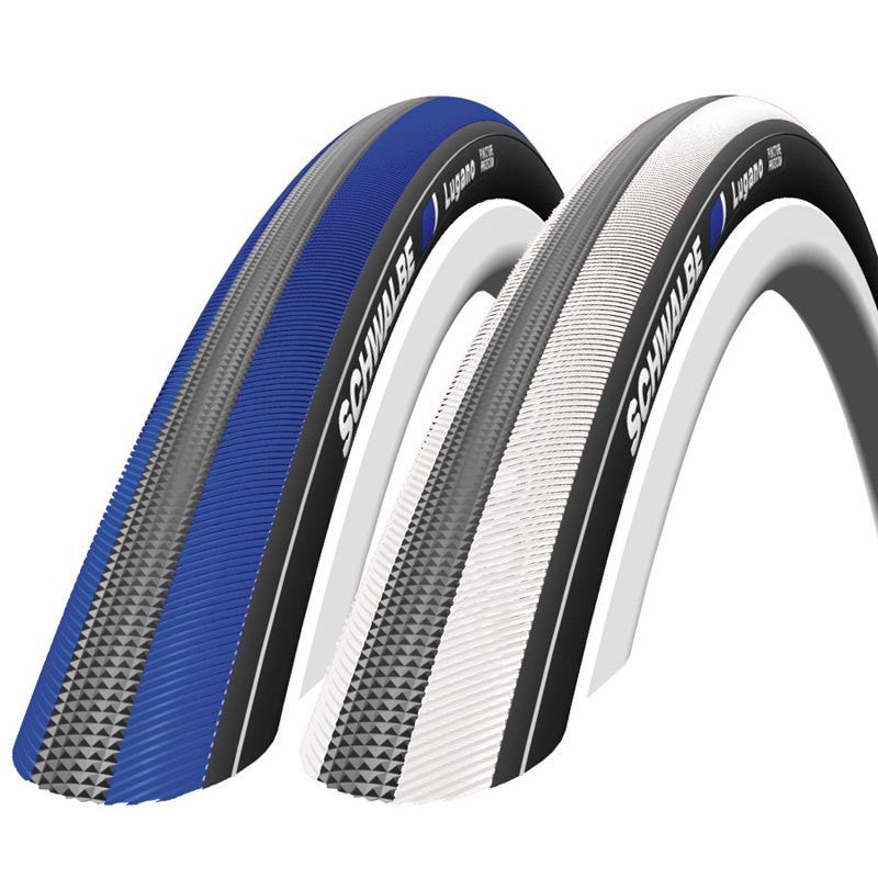 Schwalbe Lugano Tires 700x23c Red