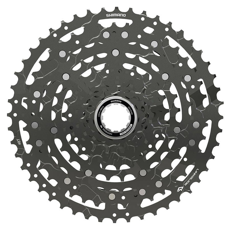 Shimano, CS-LG400-10, Cassette, Nickel plated, Speed: 10, 11-48T