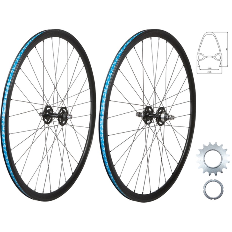 49n Rear Track wheel 700c
