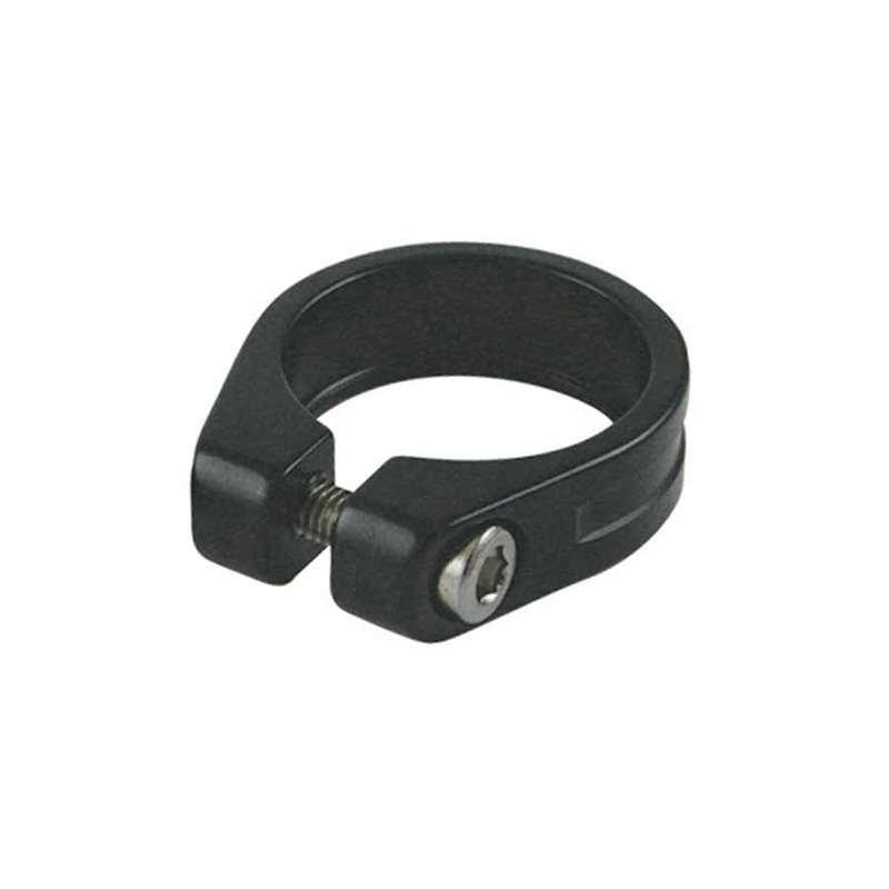 EVO seatpost clamp with integrated bolt, black 31.8mm
