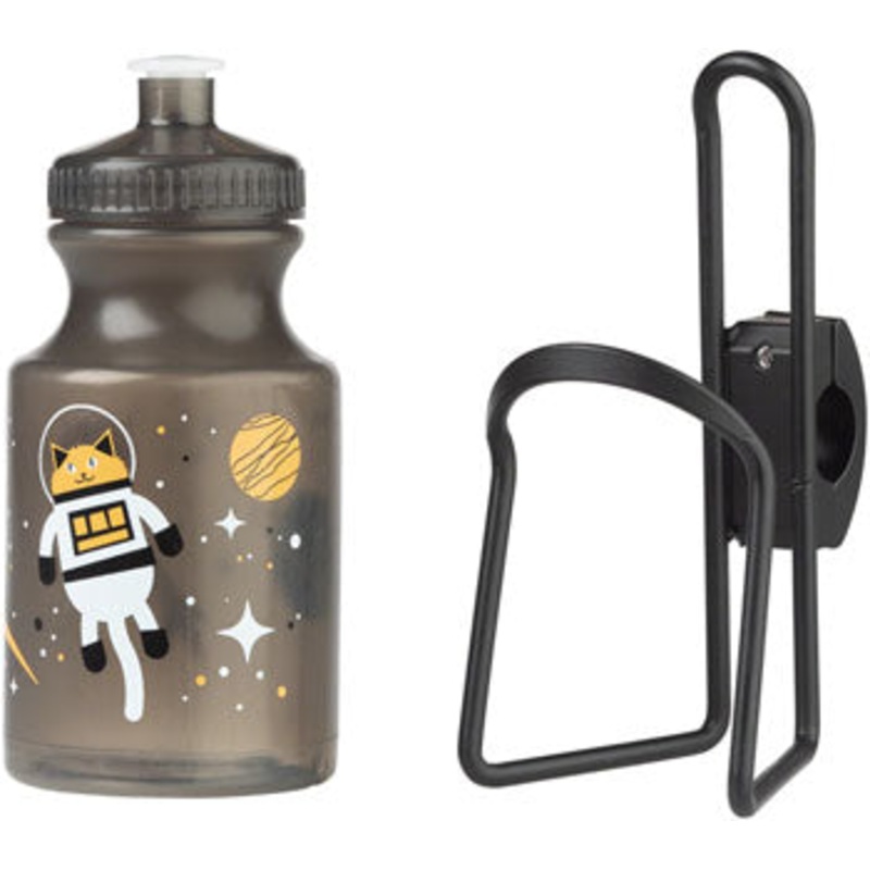 MSW Kids Water Bottle and Cage Kit - Space Kitty